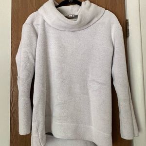 Thick sweater turtleneck. Super cute and warm.